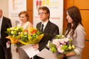 Laureaci konkursu PRaktykuj za granic� 2011: Wiola Starczewska, Karolina Su�lik, Bart�omiej Janusz