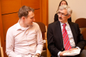 Wojtek Waglowski z Fleishman-Hillard rozmawia z Ryszardem Solskim po og�oszeniu wynik�w
